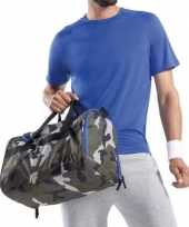 Camouflage weekendtas