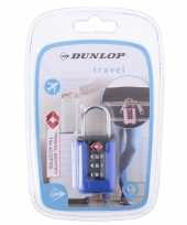 Weekendtassen koffers bagageslot tsa cijferslot blauw 10188469